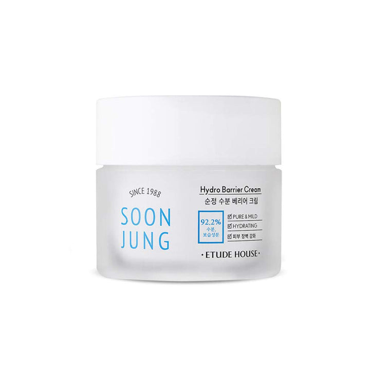 ETUDE HOUSE Soonjung Hydro Barrier Cream BIG SIZE (130ml) | Moisturizing and soothing cream | Korean Skin Care | Care Solution for sensitive skin