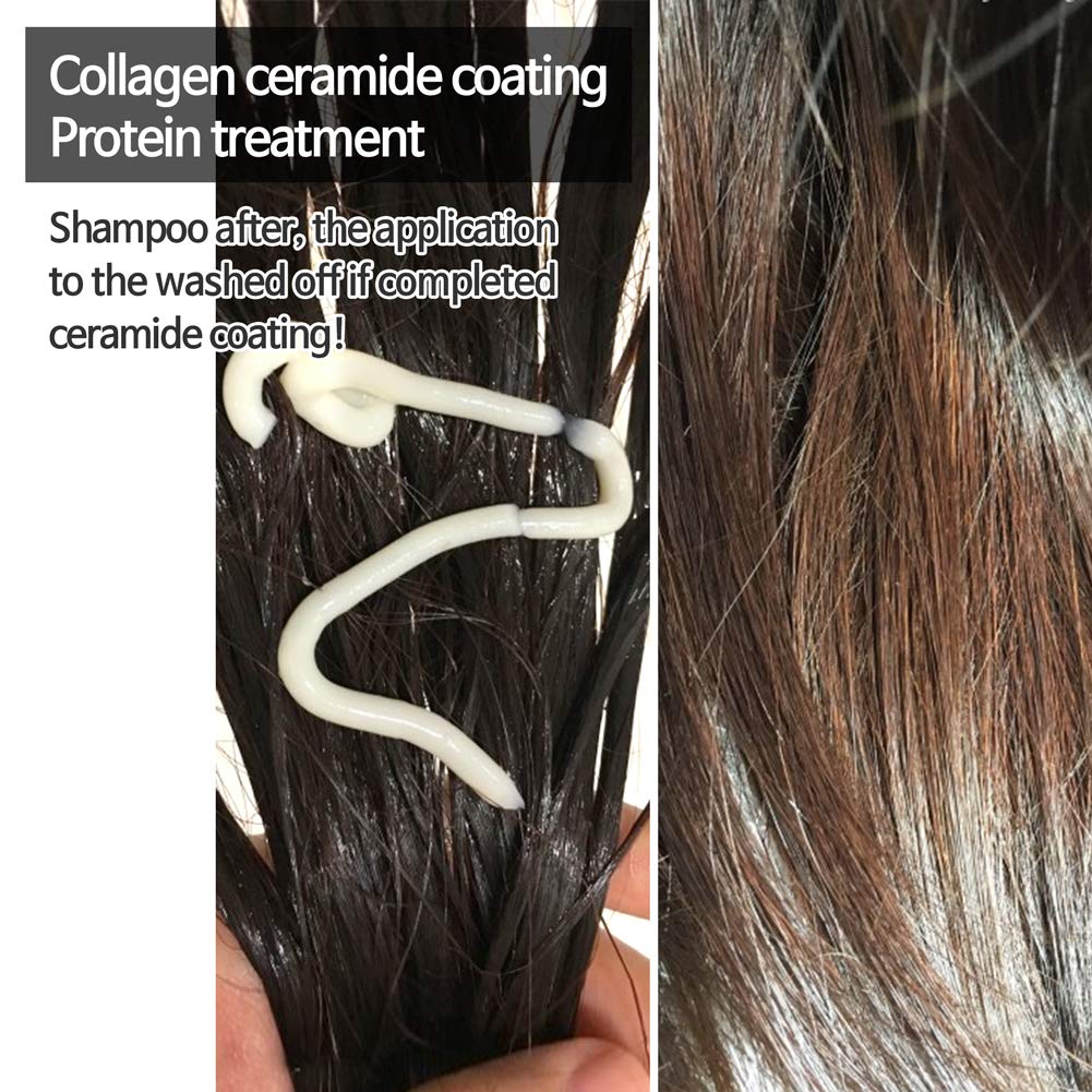 Elizavecca CER100 Collagen Coating Hair Protein Treatment 100ml hair treatment before and after hair pack before and after hair mask, Limited Edition, 3.3 Fl Oz