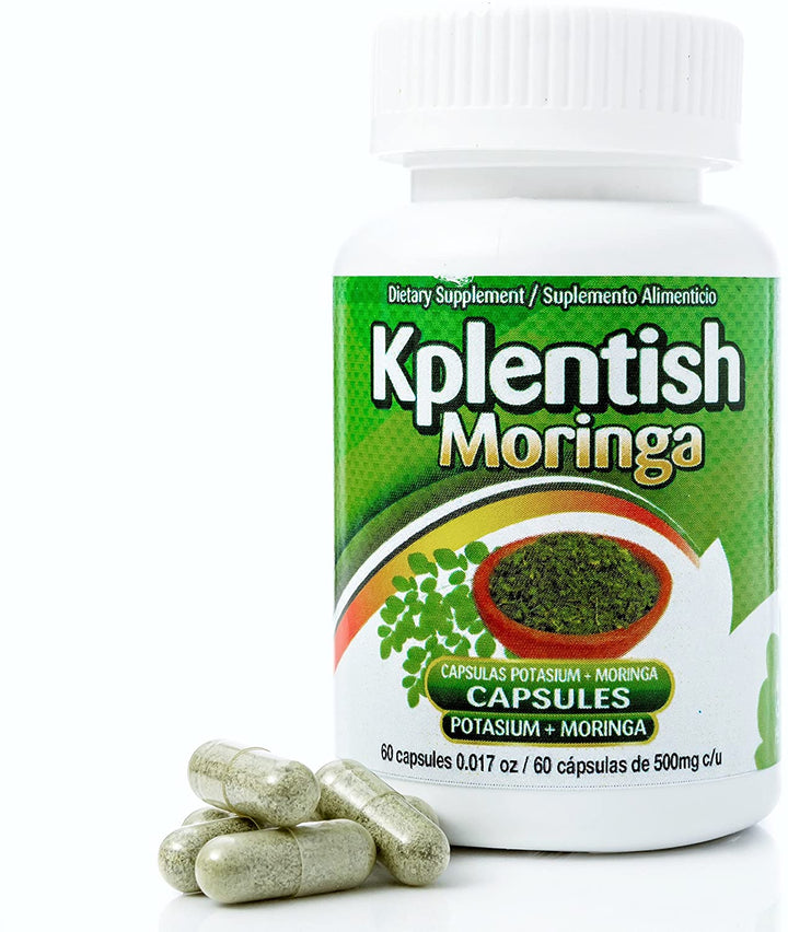 Kplentish Potassium and Moringa Supplement 30 Day Supply Combine with Alipotec and Weight Control Supplements